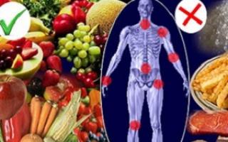 Питание при артрите: рекомендуемая диета и варианты меню